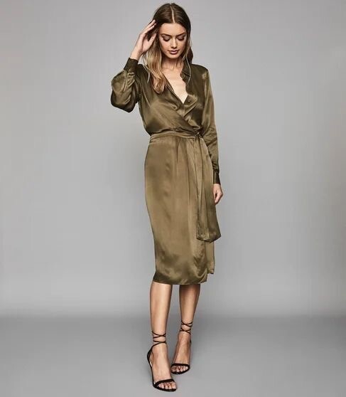 reiss olive dress